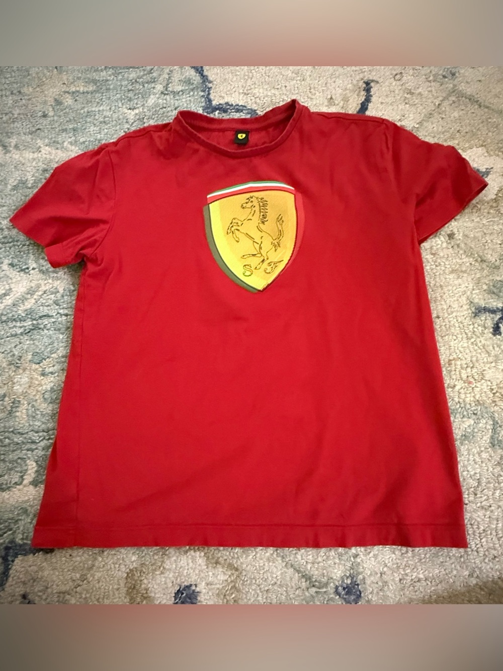 Ferrari racing boys kids youth t shirt size 9/10